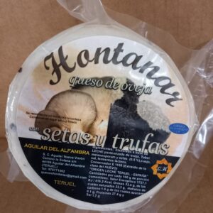 QUESO CON SETAS Y TRUFA HONTANAR