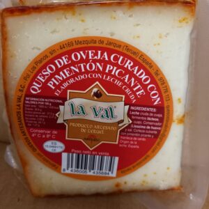 QUESO CURADO AL PIMENTON PICANTE LA VAL